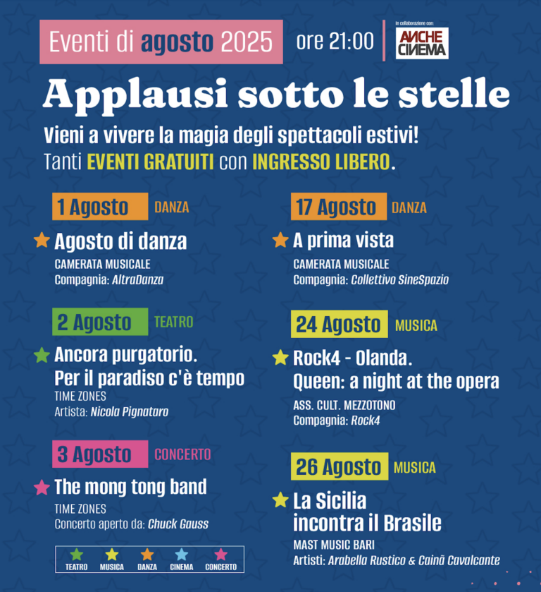 Applausi sotto le stelle