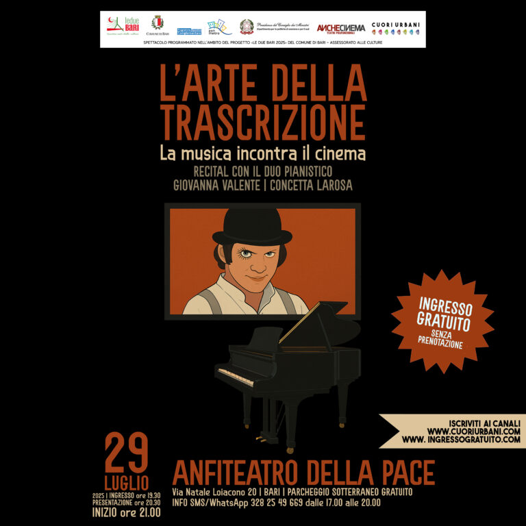 Evento in anfiteatro – L’ARTE DELLA TRASCRIZIONE