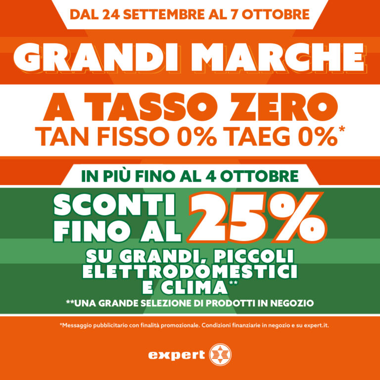 GRANDI MARCHE A TASSO ZERO